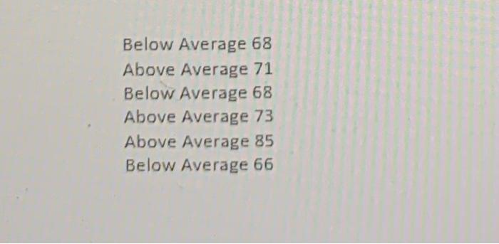 Write A Php Script To Calculate And Display Average Temperature And The Temperatures Lower And Higher Than The Average 2
