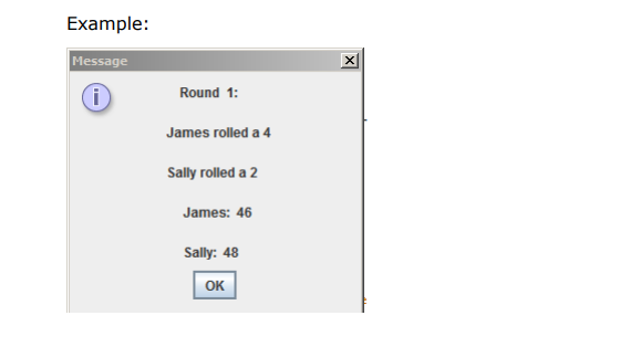 I Need The Joptionpane Code For This Assignment Here Is How The Output Should Look 3
