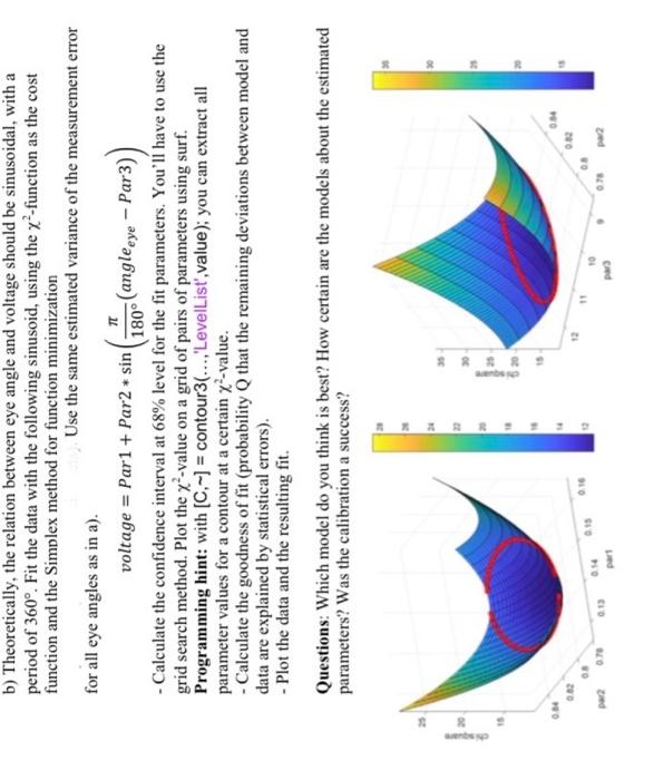 25 Wents Sp 8 B Theoretically The Relation Between Eye Angle And Voltage Should Be Sinusoidal With A Period Of 360 2