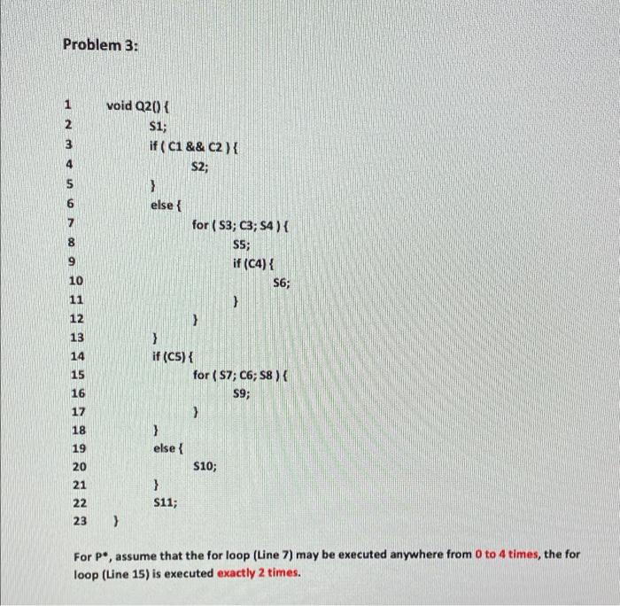 1 15 Points Draw The Program Graph You Must Use Line Numbers To Label All Nodes In The Graph Do Not Use The Stateme 2