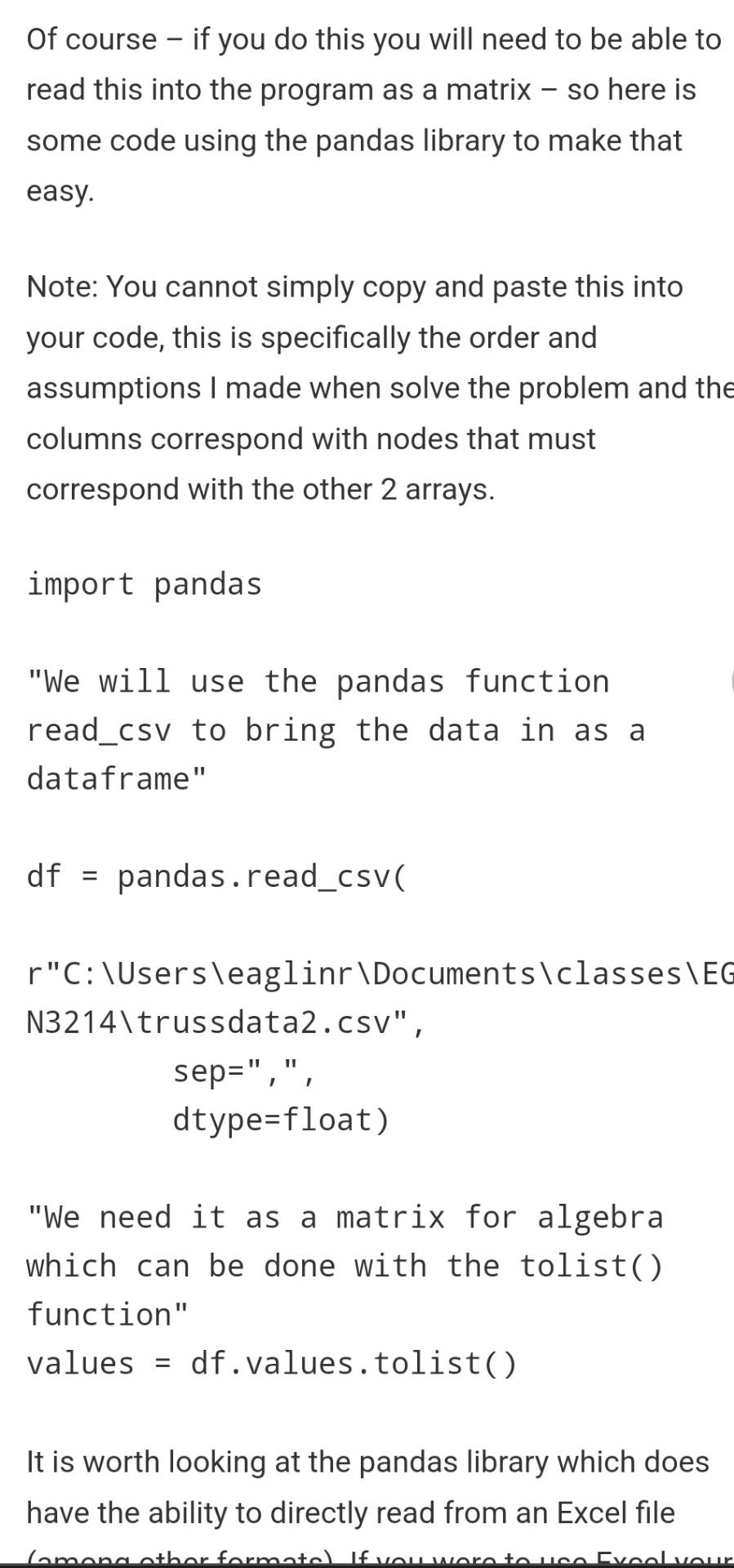 I Need Some Help With This Python Assignment I Need Some Help With A Python Assignment Assignment 6 Arrays And Matri 3