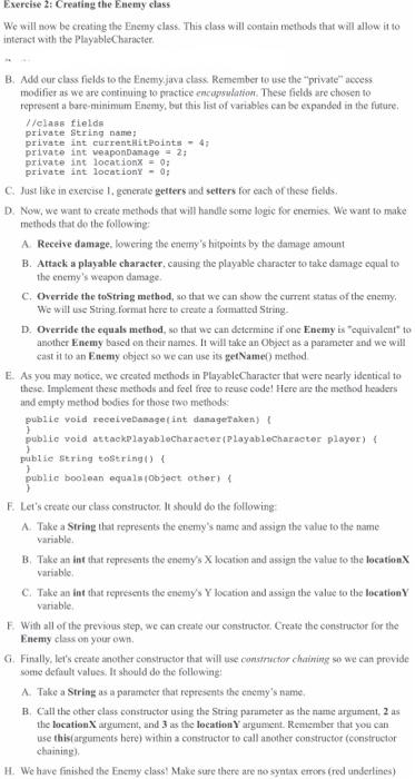 Exercise 1 Creating The Playablecharacter Class We Will Now Be Creating The Playablecharacter Class This Class Will Co 3
