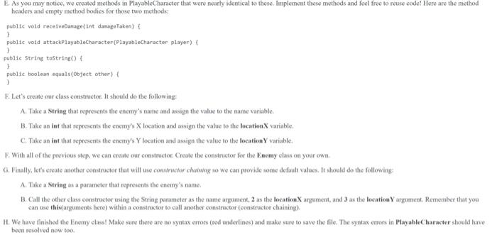 Exercise 1 Creating The Playablecharacter Class We Will Now Be Creating The Playablecharacter Class This Class Will Co 11