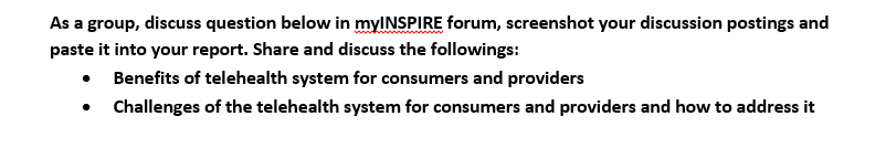 As A Group Discuss Question Below In Myinspire Forum Screenshot Your Discussion Postings And Paste It Into Your Report 1