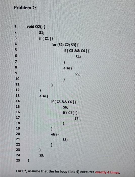 1 15 Points Draw The Program Graph You Must Use Line Numbers To Label All Nodes In The Graph Do Not Use The Stateme 2