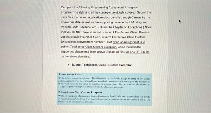 Complete The Following Programming Assignment Use Good Programming Style And All The Concepts Previously Covered Submi 1