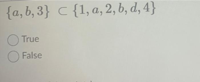 A B C 1 A 2 B D 4 True False A B 3 C 1 A 2 B D 4 True False 2