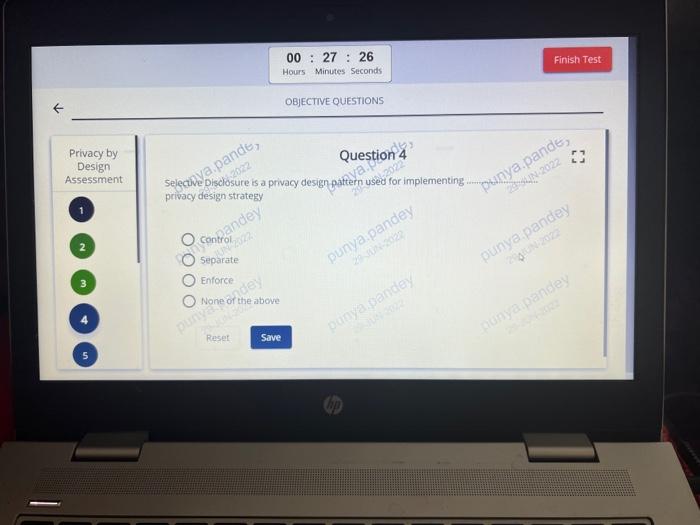 R Privacy By Design Assessment 1 5 Selenya Pande Disclosure Is A Privacy Design Uestion 4 2022 2022 Privacy Design Stra 1