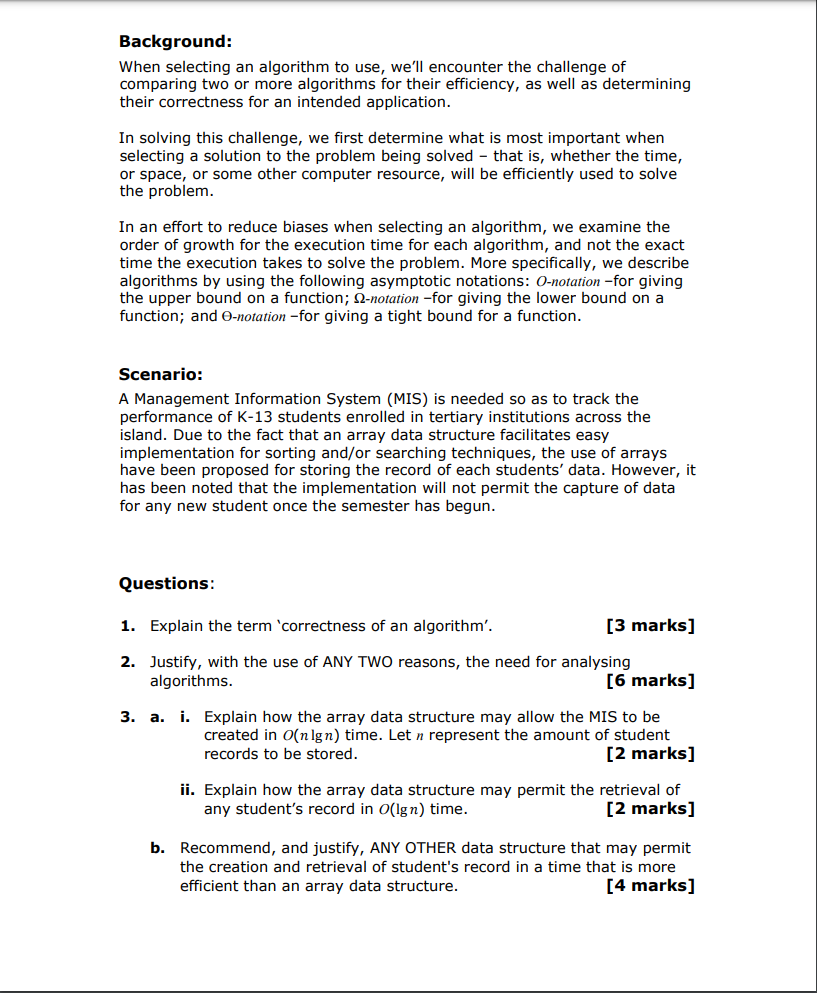 Background When Selecting An Algorithm To Use We Ll Encounter The Challenge Of Comparing Two Or More Algorithms For Th 1