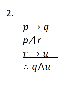 Use The Rules Of Inference And The Laws Of Logic To Prove The Logical Equivalence Of The Two Statements If The Argument 1