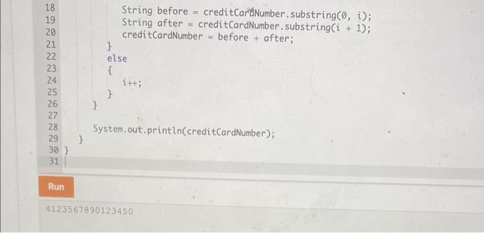 Problem Statement Your Task Is To Remove All Spaces Or Dashes From A String Credit Cardnumber For Example If Credit C 3