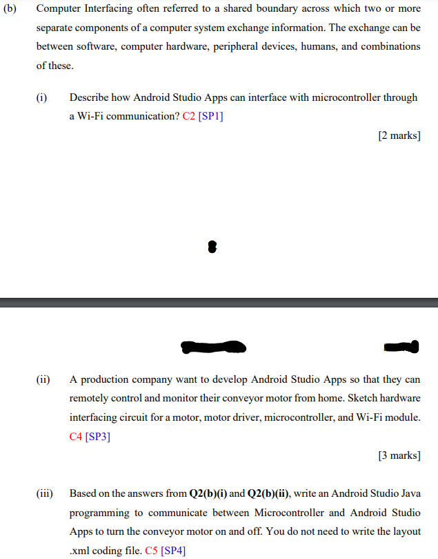 B Computer Interfacing Often Referred To A Shared Boundary Across Which Two Or More Separate Components Of A Computer 1