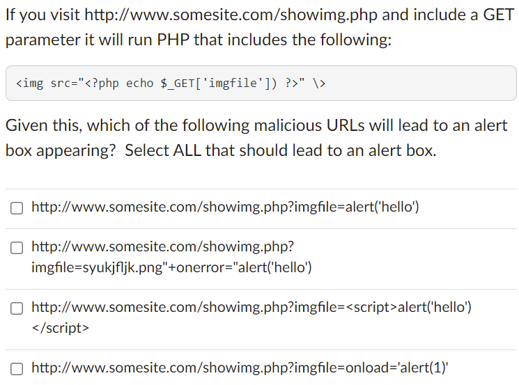 If You Visit Http Www Somesite Com Showimg Php And Include A Get Parameter It Will Run Php That Includes The Following 1
