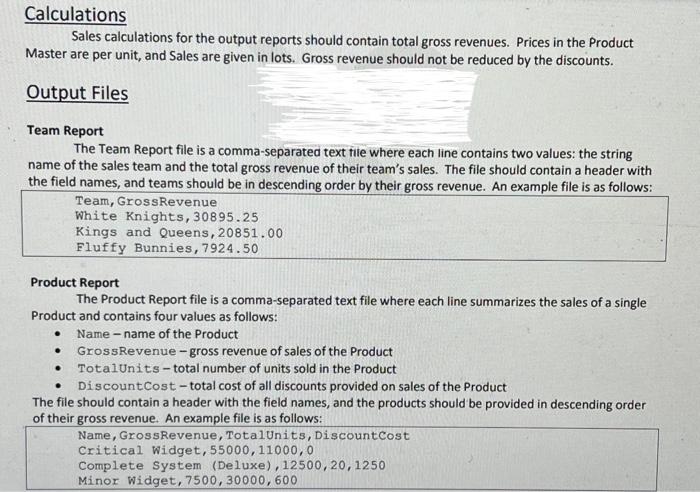 Overview Create A Python Application That Will Read From 3 Input Files And Use The Data Within To Produce 2 Output Files 5