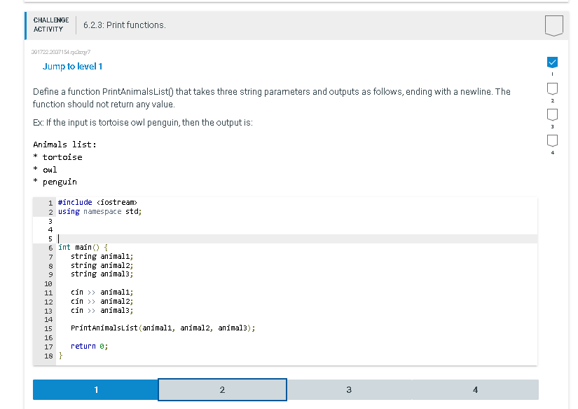 6 2 3 Print Functions C Code Only 1