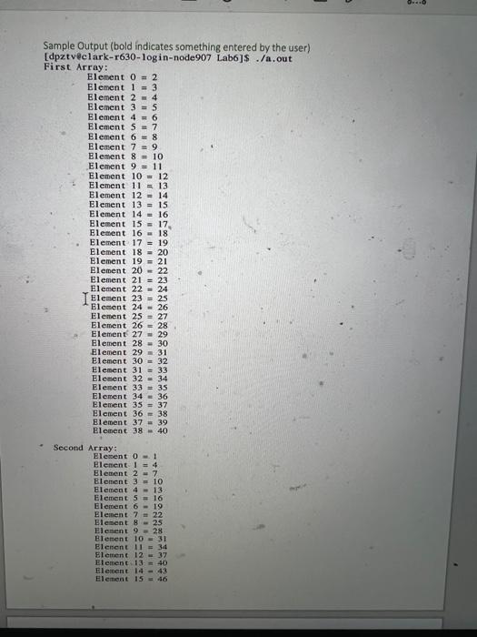 Concepts To Practice Arrays Passing Arrays To Functions Description For The Prelab Assignment You Will Declare An Array 2