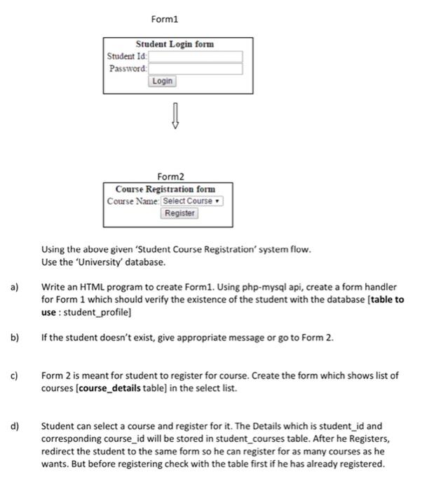 This Question Is Related To Server Side Programming Please Use Php To Give The Answer 1
