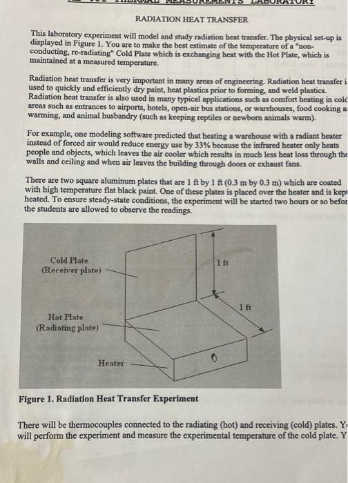 Will Then Estimate The Temperature Of The Cold Plate With And Without Convective Heat Loss And Discuss How The Estimates 3