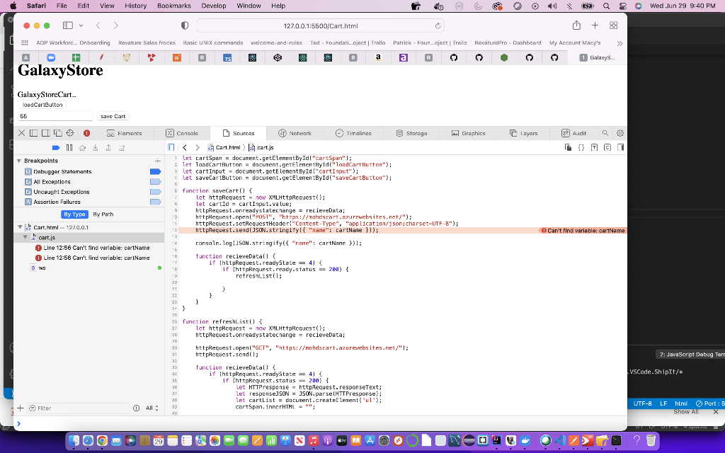 Er Safari File Edit View History Bookmarks Develop Window Help E 0 Adp Workfore Onboarding Revature Sales Froces 1