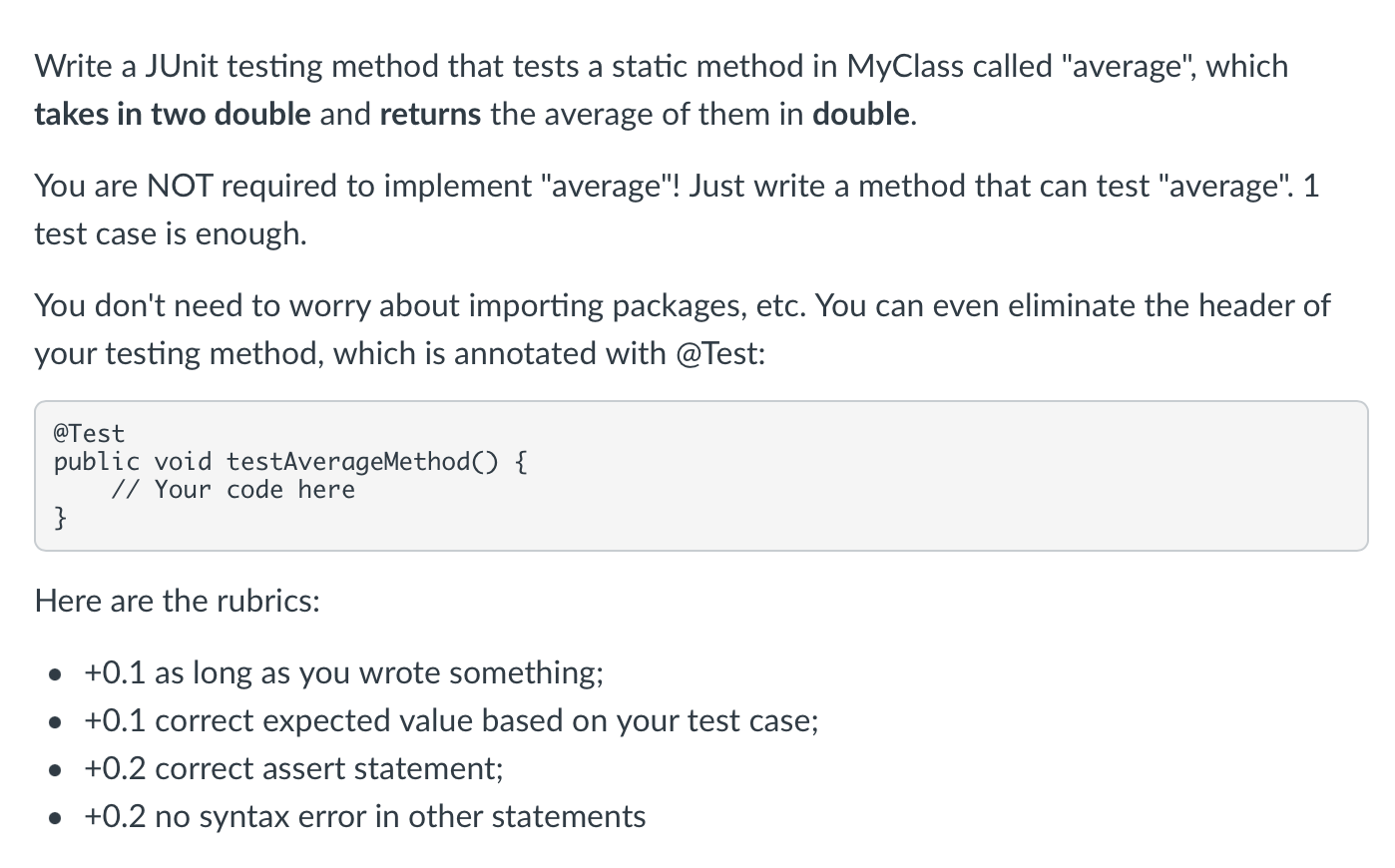Pick All The Tests Assertions That Will Pass Assertequals 3 1 2 Assertequals 0 3 0 1 0 2 Assertequals Messa 3