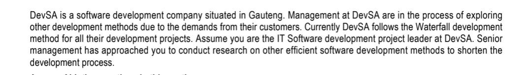 Devsa Is A Software Development Company Situated In Gauteng Management At Devsa Are In The Process Of Exploring Other D 1