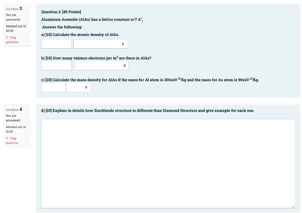 Question 3 Not Yet Answered Marked Out Of 30 00 Flag Question Question 4 Not Yet Answered Marked Out Of 15 00 P Flag Que 1