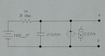 Find The Norton Equivalent In The Frequency Domain 1