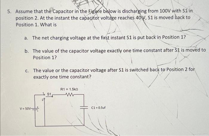 6 In The Figure Below Calculate The Minimum Coupling Capacitance Co In Series With The 20000 Resistance R If The F 2