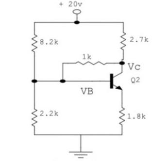 Determine Vc And Vb In The Transistor Circuit Shown In Figure It Is Known That The Transistor S Ss Is 120 1