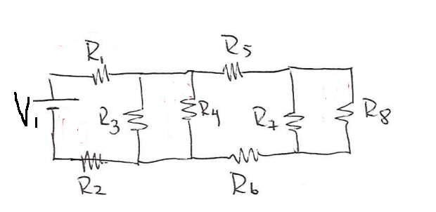 1 Carry Out A Mesh Analysis Of Each Circuit D Indicating The Name Of The Meshes Direction Of Currents Name Of The Cur 1