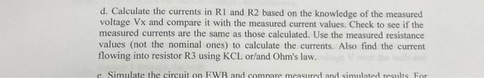I Need Help Solving Question D Ive Attached My Data And The 3 Formulas The Instructor Wants Us To Use Are Boxed 2