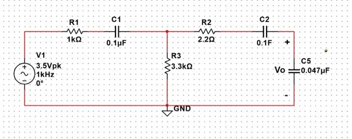 1 Obtain The Thevenin S Equivalent Circuit While Treating The 0 047uf Capacitor As The Load 2 Connect The Load To T 1
