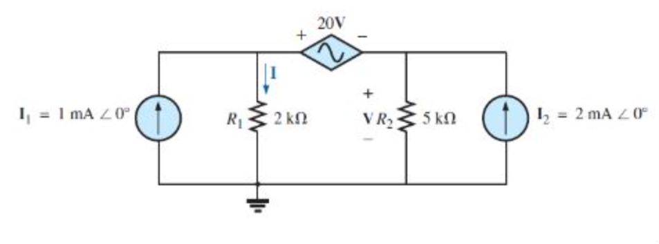 Use Superposition To Determine The Current I Assume That Both Sources Work At The Same Frequency Note Do Not Use Me 1