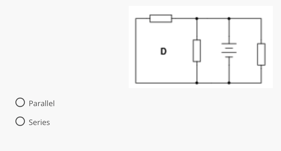 Is The Following Schematic A Parallel Or Series Circuit A D E 2