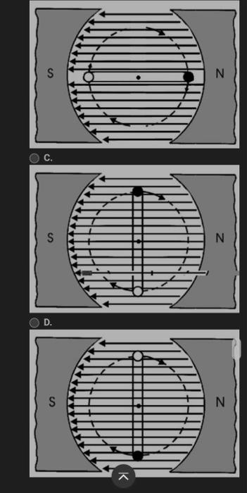 15 In Which Of The Following Figures Is The Maximum Voltage Being Induced In The Coil A S B S C N N C S D S N N 2