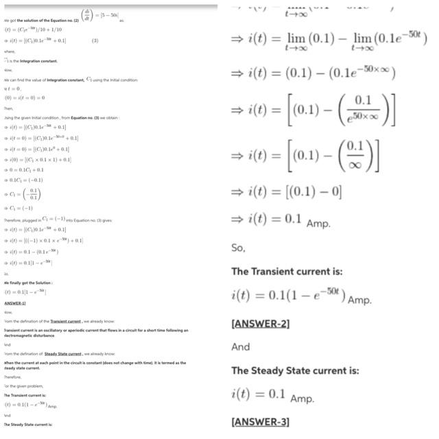 No Got The Solution Of The Equation 2 0 C 10 1 10 F 0 1 0 1 Shere The Integration Constant Ny Can Find The V 1