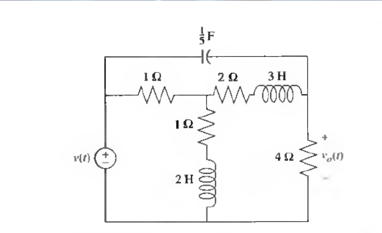 Find The Transfer Function Vo V 1