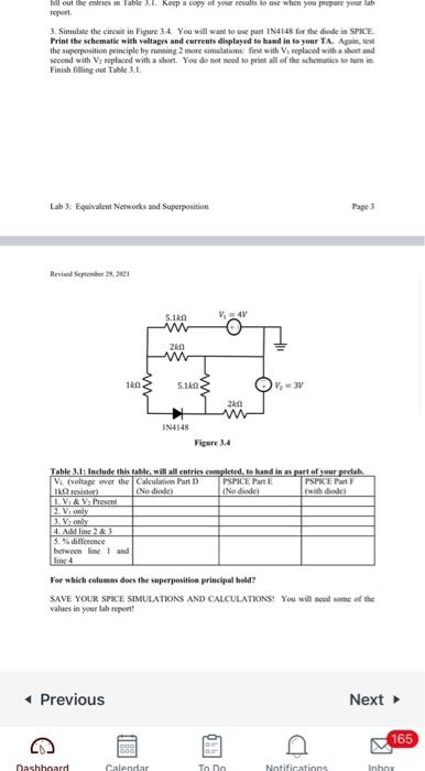 Revised September 29 2021 Prelab Read Lab 3 Before Beginning The Calculations For The Prelab Bold Items Must Be Turne 4