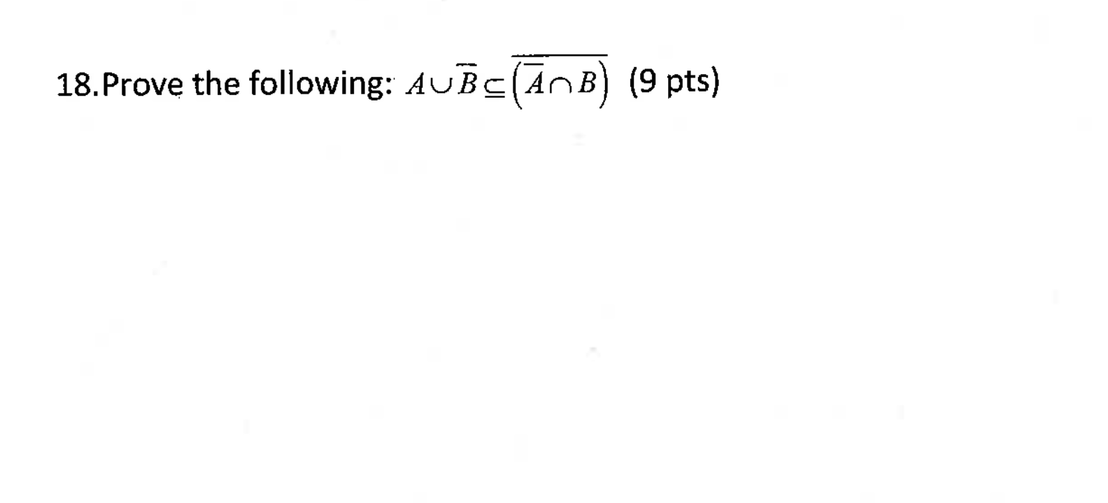 18 Prove The Following Aubc Ab 9 Pts 1