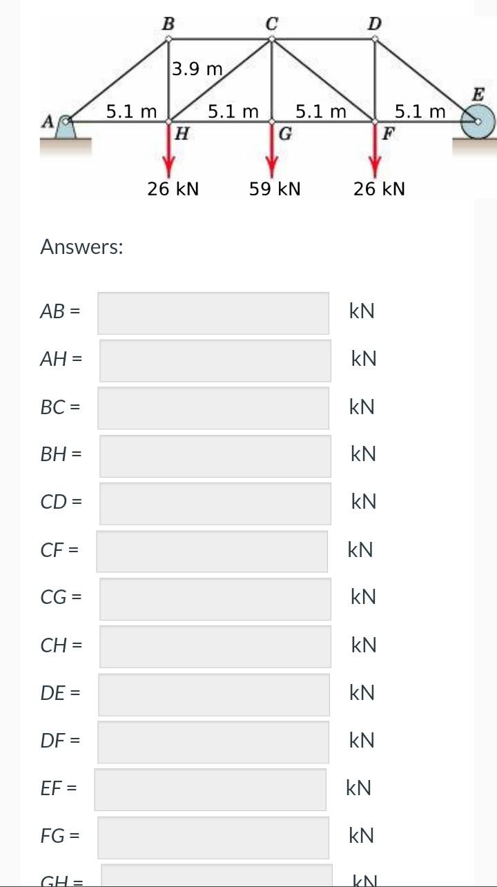 A Answers Ab Ah Bc Bh Cd Cf Cg Ch De Df Ef Fg 5 1 M Gh B 3 9 M H 26 Kn 5 1 M C G 5 1 M 59 Kn D Kn 1