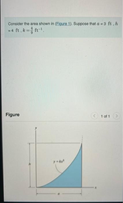 Part A Locate The Centroid Y Of The Shaded Area Express Your Answer To Three Significant Figures And Include The Appr 2