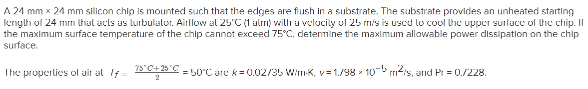 A 24 Mm X 24 Mm Silicon Chip Is Mounted Such That The Edges Are Flush In A Substrate The Substrate Provides An Unheated 1