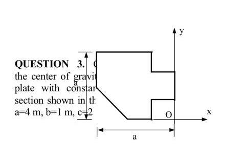 Question 1 A Homogeneous Thin Wire With Constant Cross Section Is Bent To Form An Equilateral Triangle With Side Lengt 3