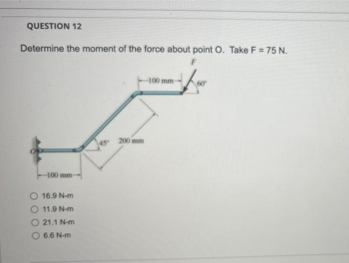 Question 15 If A Force Of Magnitude F Can Be Applied In Four Different 2 D Configurations P Q R S Which Force Will 2