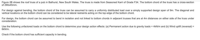 Figure 28 Shows The Roof Truss Of A Pub In Bathurst New South Wales The Truss Is Made From Seasoned Karri Of Grade F34 1