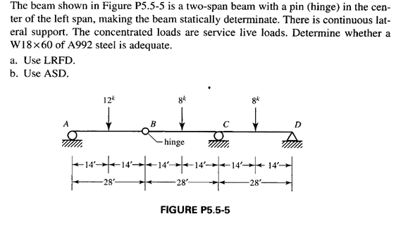 5 8 Shear Strength Steel Design Segui S Book Chapter G Of The Aisc Specification The Answer To The Exercise Is Give 1