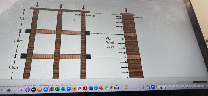 Part Of The Wall Frame System Used In The Construction Of School Classioms Is Shown In Figure 3a The System Shows Veral 2