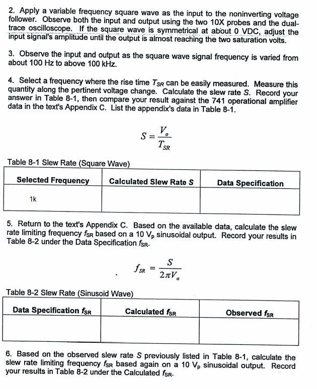 1 3vdc Va741 41 2 V Ost Os2 6 V Vo 5 Vi 3 13vdc 2 Apply A Variable Frequency Square Wave As The Input To The N 2