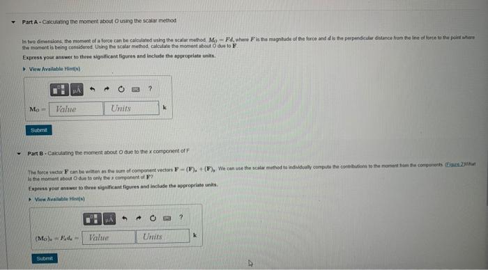 Learning Goal To Demonstrate The Consistency Of The Principle Of Moments By Calculating A Moment Using The Scalar And V 3
