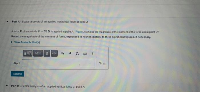 Learning Goal To Apply The Scalar Formulation Of The Moment Of Force Including The Determination Of The Moment Arm The 2